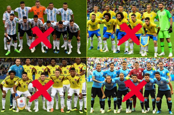 América se queda sin representantes en el Mundial de Rusia 2018