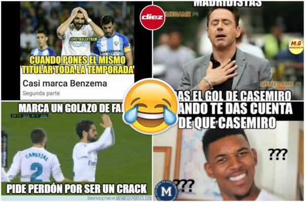 Para reír: Los memes del triunfo del Real Madrid sobre Málaga y con gol de Casemiro