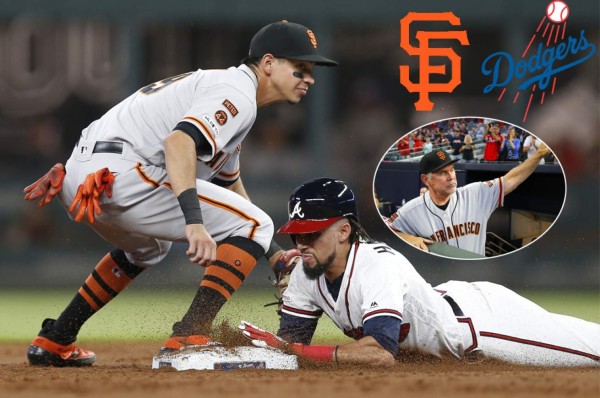 Mauricio Dubón y Gigantes fueron apaleados por Dodgers en el adiós de Bochy