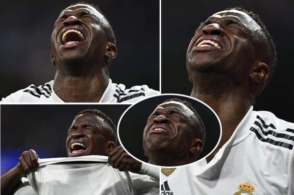 En fotos: Las desgarradoras imágenes de Vinícius Jr contra el Ajax en el Bernabéu