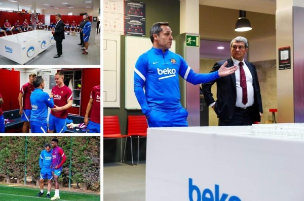 Así fue el primer entreno del Barcelona post Koeman y con el nuevo DT: ¿Mal gesto de Laporta?