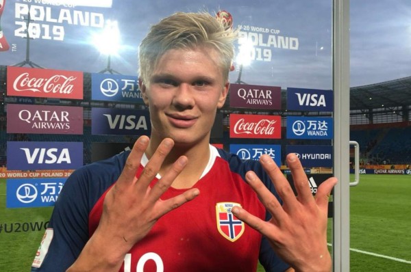 Conoce a Erling Haland, el verdugo de Honduras y el goleador del Mundial de Polonia Sub-20