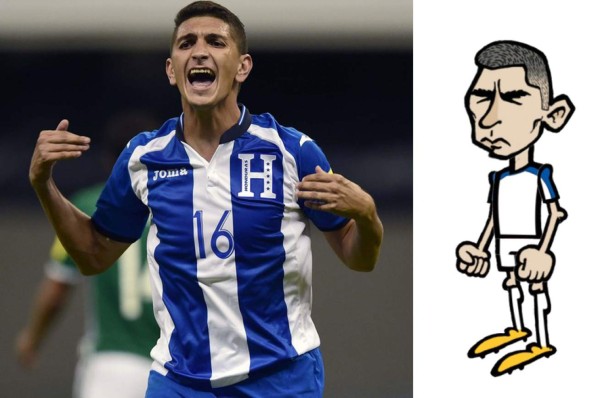 ¡Para morir de risa! Seleccionados de Honduras en cómics ¿se parecen?