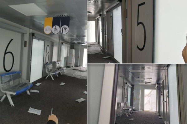 Desde adentro: Así se ven los dos hospitales móviles que llegaron a Honduras