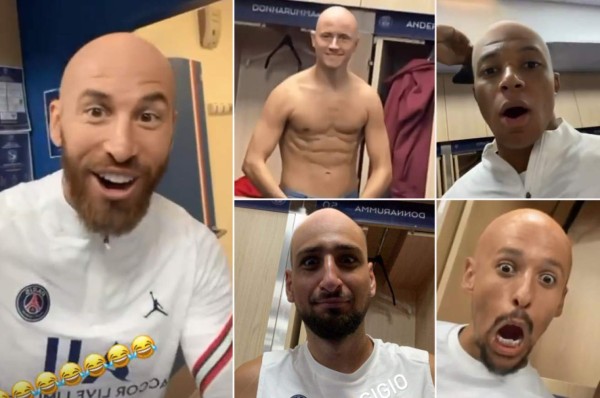 ¡Como nunca los habías visto! Futbolistas del PSG se ''pelonean'' con filtro y las imágenes estallan las redes
