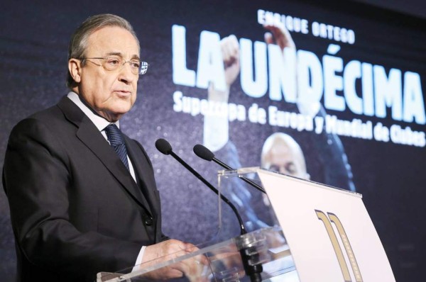 Florentino Pérez: 'En el Bernabéu no se puede jugar la final por obras'