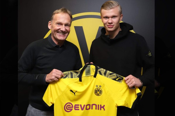 Borussia Dortmund se adelanta a Manchester United y Juventus y ficha a Erling Haaland