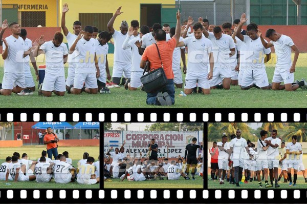 De rodillas y aferrados a la fe, así cerró su preparación el Honduras Progreso