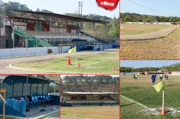 Las condiciones en las que se encuentra el estadio Argelio Sabillón, casa del Real Juventud