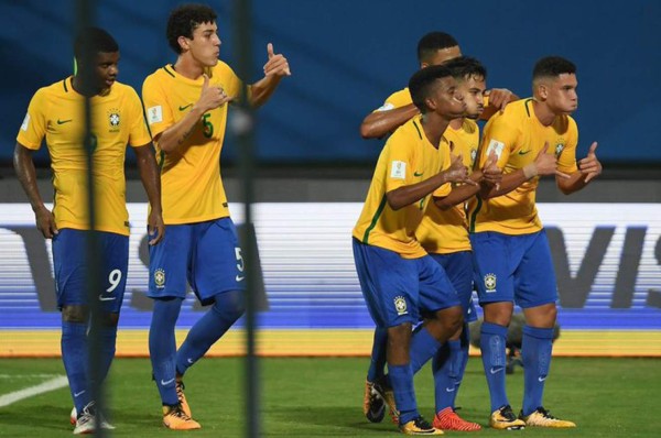 Brasil remonta a Alemania y se clasifica a semifinales del Mundial Sub-17 de la India