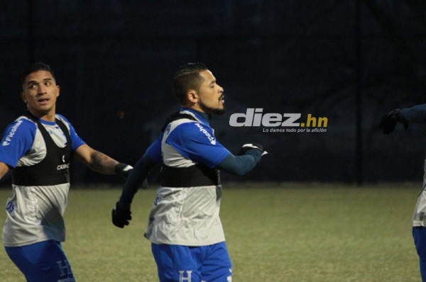 FOTOS: Con mucho frío y alegría, así fue el entreno de Honduras en Estados Unidos