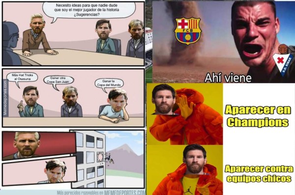 Los memes destrozan a Messi pese a su partidazo en la paliza del Barcelona al Eibar