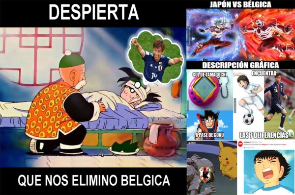 Los divertidos memes que dejó la eliminación de Japón a manos de Bélgica