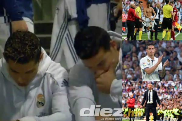 LO QUE NO SE VIO EN LA TV: ¿Despedida de James Rodríguez en el Real Madrid?