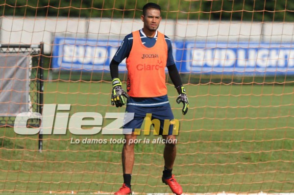 ¡Quioto y Discua de porteros! Las fotos del entreno de Honduras en Houston