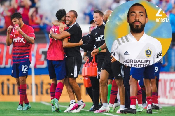 Danilo Acosta regresa a la actividad en la MLS con el primer equipo del Galaxy en la derrota ante el FC Dallas