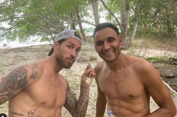 Sergio Ramos y Pilar Rubio, de vacaciones con Keylor Navas en las playas de Costa Rica