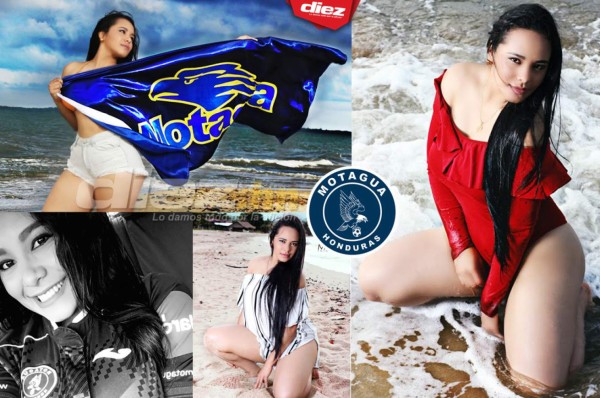 Las candentes fotos con la que esta sexy aficionada alienta al Motagua en la final