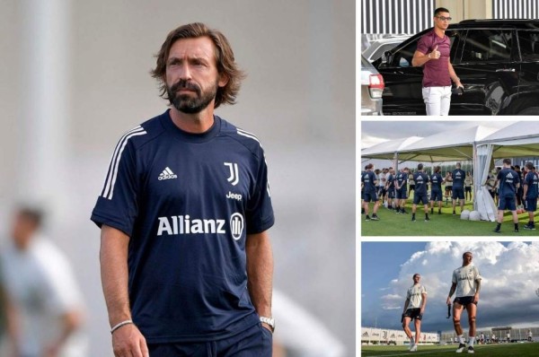 ¿Cómo lo recibió Cristiano Ronaldo? Así fue el primer entrenamiento de Pirlo en la Juventus