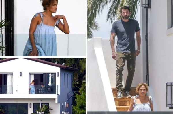 Filtran fotos de Jennifer Lopez y Ben Affleck juntos en Miami; captados en un balcón y en el gym