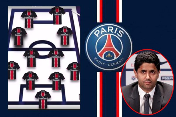 Así era el 11 titular del PSG antes de ser adquirido por el jeque Nasser Al-Khelaïfi