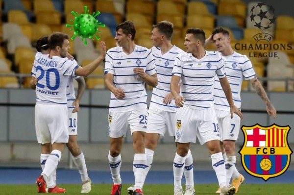 Dinamo de Kiev enfrentará este miércoles al Barcelona en Champions con 9 bajas por coronavirus