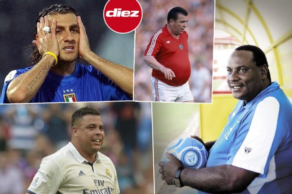 Antes y después: Los futbolistas que dejaron el fútbol y también la dieta