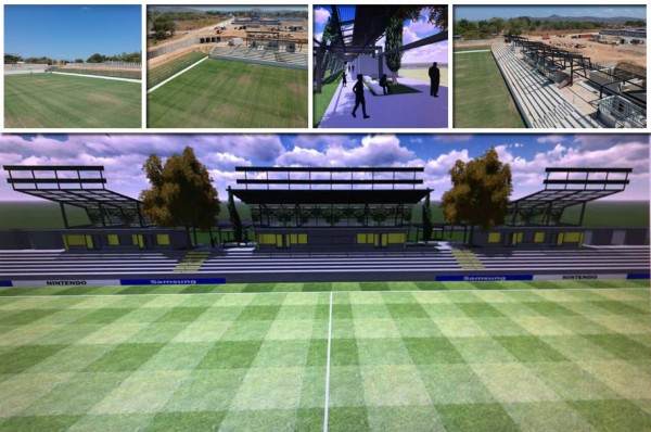 ¡Pequeño y cómodo! Así es el bonito estadio que construye el Club Universitario de Panamá