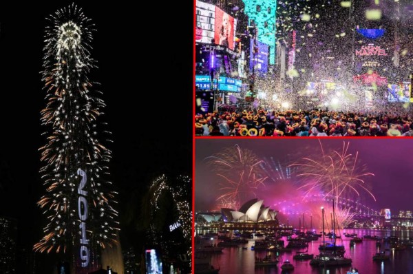 Flashazos: Así le dieron la bienvenida al 2019 en diferentes países del mundo