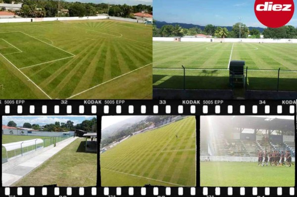 ¡Una belleza! Así es el estadio Sol de América de Azacualpa, Santa Bárbara