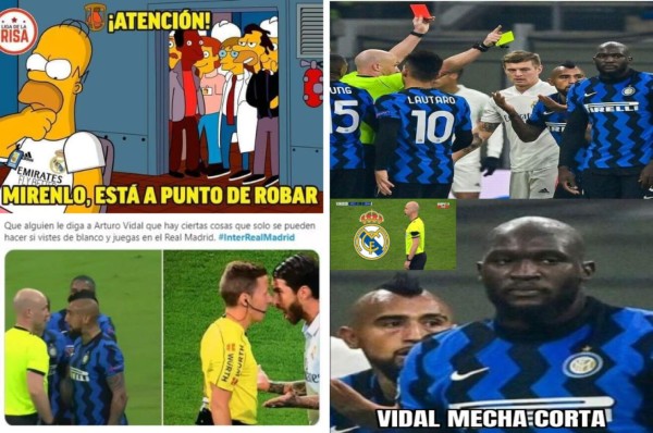 Los memes revienta a Vidal, el VAR y al Inter por perder contra el Real Madrid en Champions