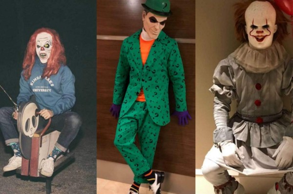 ¡De terror! Los espectaculares disfraces de famosos y deportistas para Halloween
