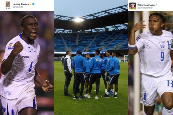 Los mensajes de los jugadores hondureños previo al partido con EUA