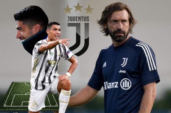 Tremendo póker en ataque: El 11 de la Juventus de Pirlo con Luis Suárez y un crack sub-20