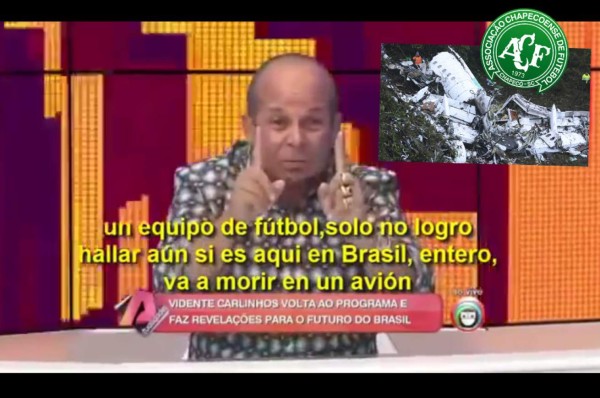 VIDEO: Vidente brasileño predijo en marzo la tragedia del Chapecoense