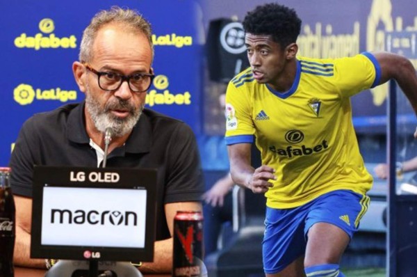 Técnico del Cádiz confirma la nueva posición del Choco Lozano en el club: ''Es muy rápido, los datos así lo dicen''