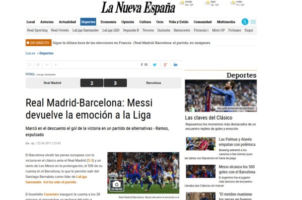 ¡No perdonan al Madrid! Así habla la prensa internacional del Clásico
