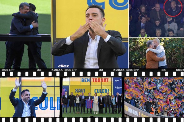 Así fue el regreso de Xavi al Barcelona: tremenda emoción, recuerda a Messi y el invitado sorpresa en el Camp Nou