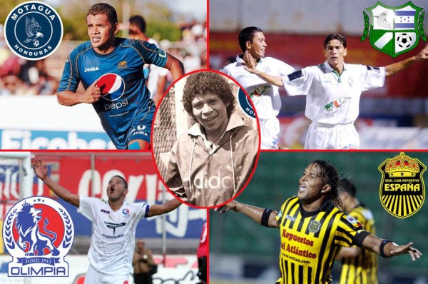Goleadores históricos de los 10 equipos de la Liga Nacional de Honduras