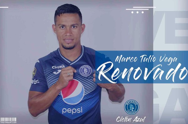 ¡Renovados todos! Marco Tulio Vega, el último jugador en firmar su vinculación con el Motagua