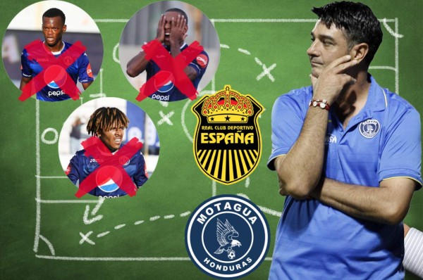 El inhabitual once de Motagua ante Real España sin sus seleccionados