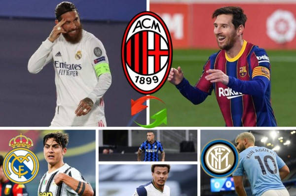 Mercado de fichajes: Barrida en el Inter de Milán, bombazo de Sergio Ramos y sorprenden a Messi