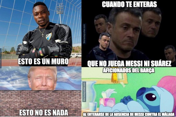 Amargos memes contra el Barcelona por empatar contra el Málaga