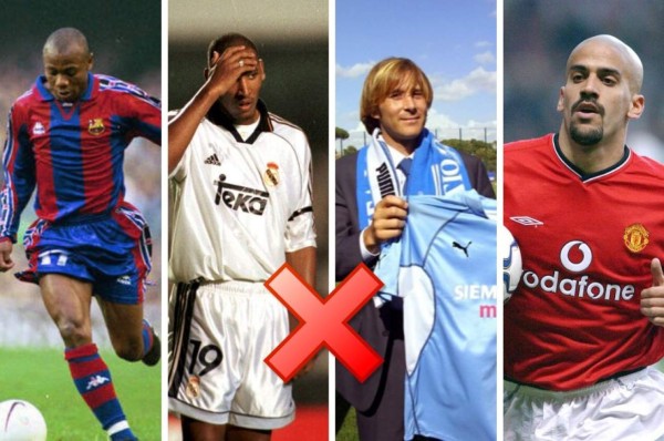 Solo grandes estrellas: Los fichajes más decepcionantes en la historia del fútbol