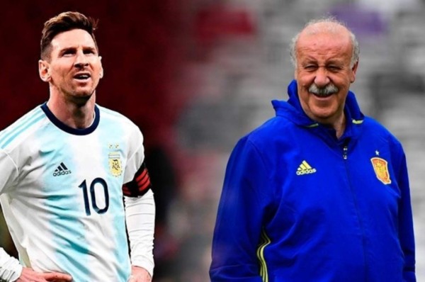 Del Bosque: 'Hubiera sido un sueño dirigir a Messi'