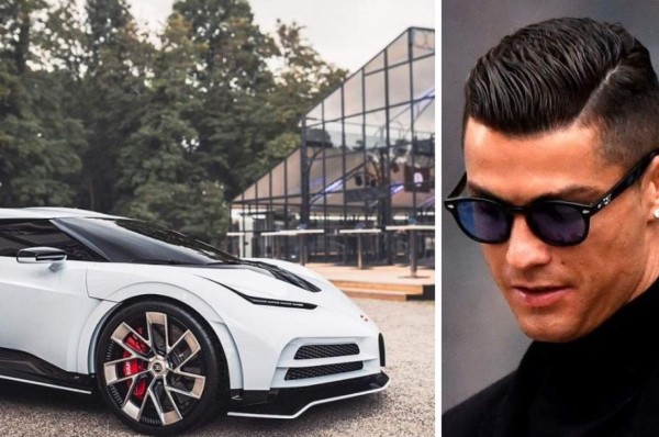 Solo hay 10 en todo el mundo: El nuevo auto Bugatti que se compró Cristiano Ronaldo