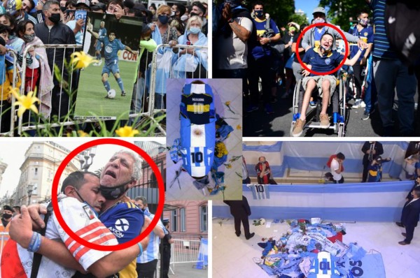 Desgarrador y todos llorando: Así le dieron el último adiós a Diego Maradona en Argentina&nbsp;&nbsp;