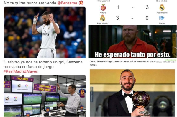 Para reír: Los memes de la goleada del Real Madrid al Alavés... ¿y Benzema?