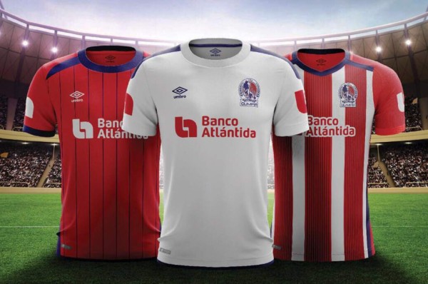 Así son las nuevas camisas que lucirá el Olimpia con la marca Umbro
