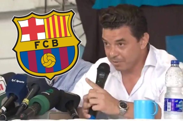 Marcelo Gallardo ''sufre'' con la pregunta de un niño sobre si llegará al Barcelona